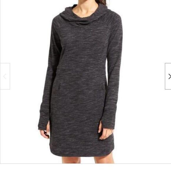 ATHLETA Power Down Dress Black Heather Size XS - Picture 3 of 8
